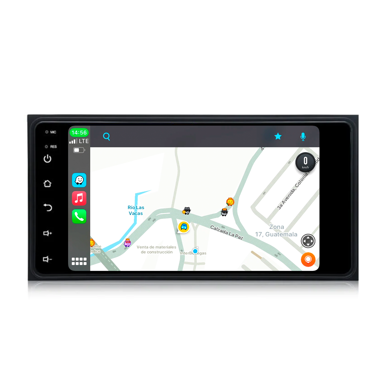 RADIO PARA TOYOTA UNIVERSAL 2+32 CON CARPLAY Y ANDROID AUTO