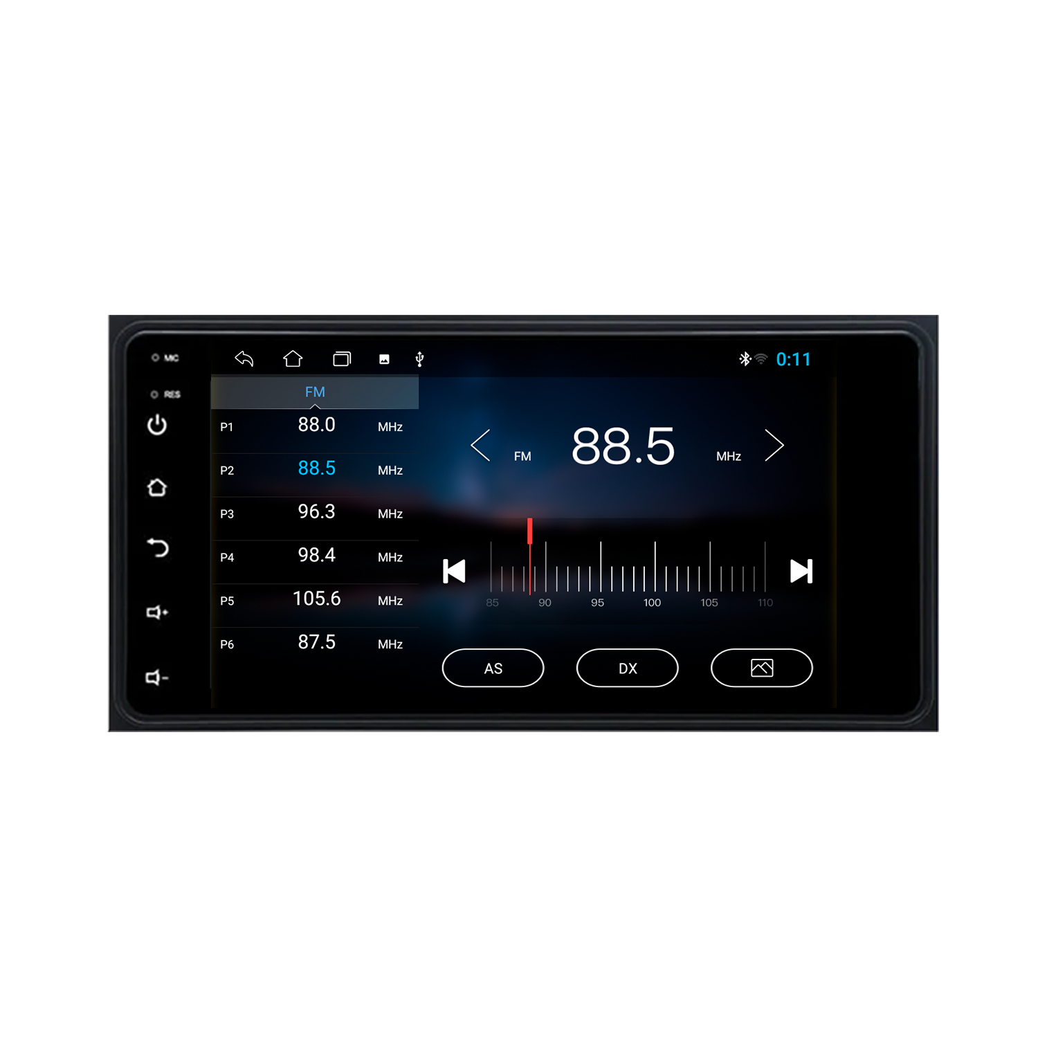 RADIO PARA TOYOTA UNIVERSAL 2+32 CON CARPLAY Y ANDROID AUTO